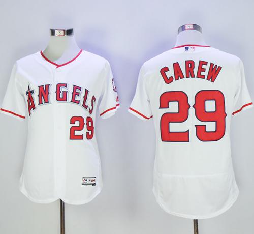 Los Angeles Angels white Authentic jersey