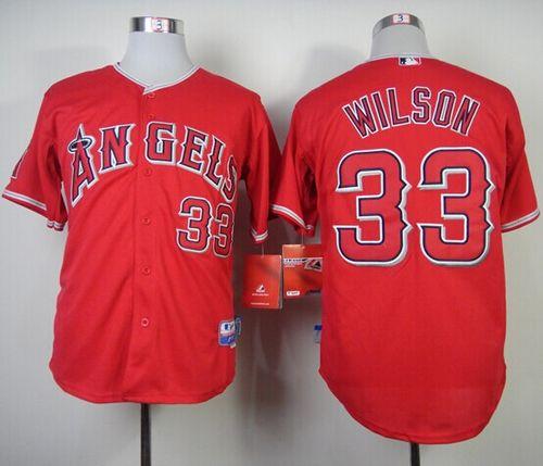 Los Angeles Angels red jersey