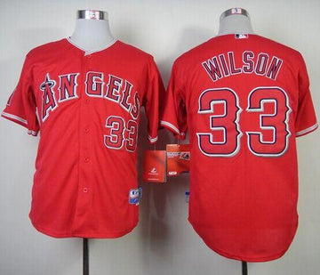 Los Angeles Angels red jersey