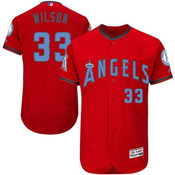 Los Angeles Angels red Authentic jersey