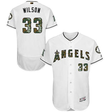Los Angeles Angels white Authentic jersey