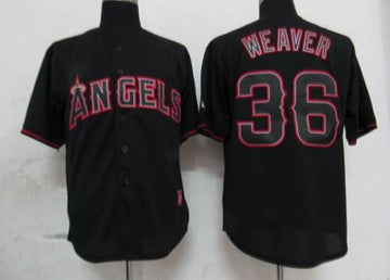 Los Angeles Angels black Fashion jersey