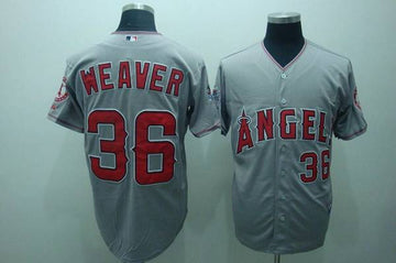 Los Angeles Angels grey jersey