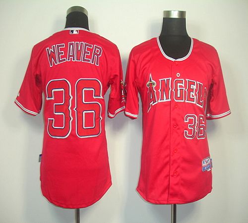 Los Angeles Angels red jersey