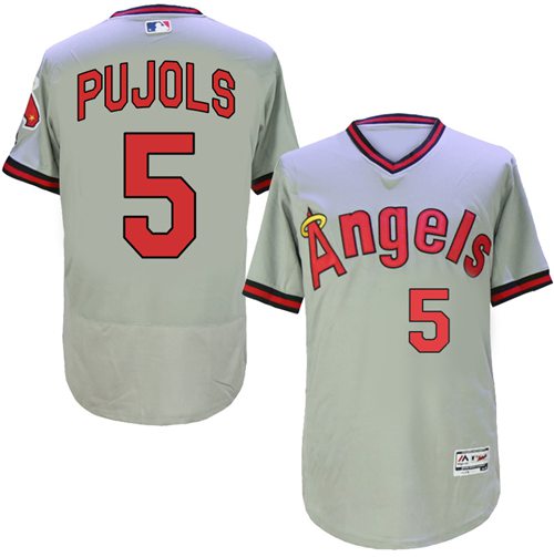 Los Angeles Angels grey Authentic jersey