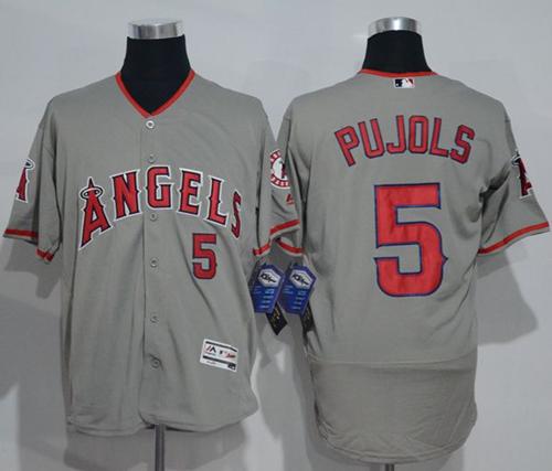 Los Angeles Angels grey Authentic jersey
