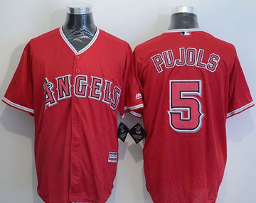 Los Angeles Angels red jersey