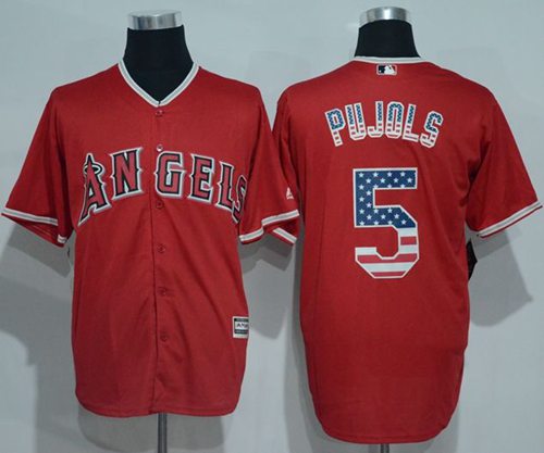 Los Angeles Angels red Fashion jersey