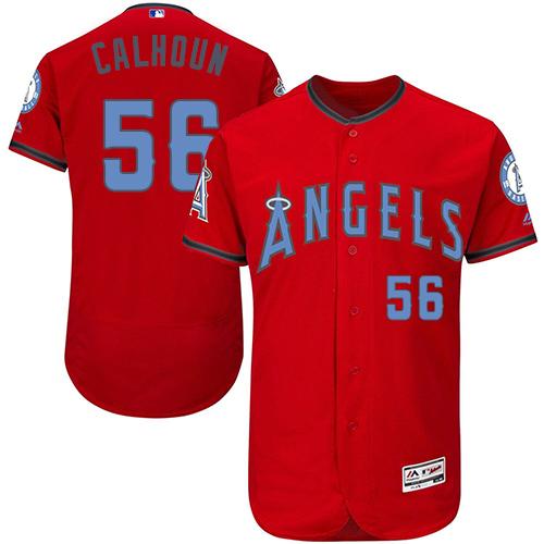 Los Angeles Angels red Authentic jersey