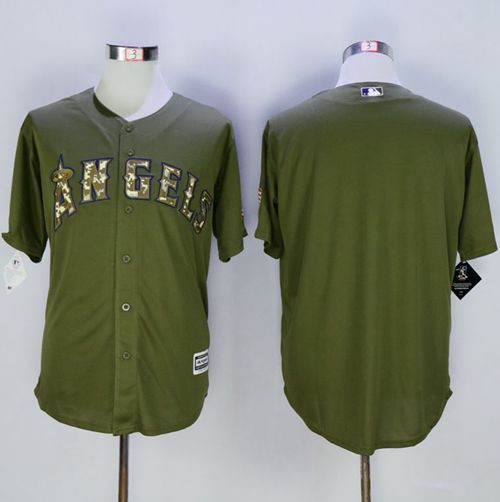 Los Angeles Angels green Camo jersey