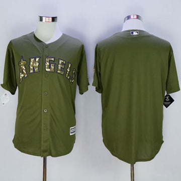 Los Angeles Angels green Camo jersey