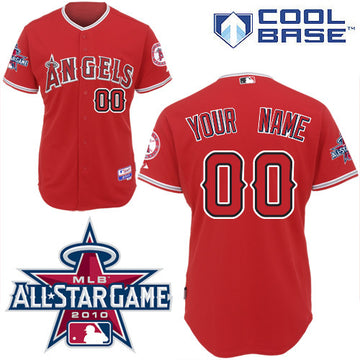 Los Angeles Angels red All-Star jersey