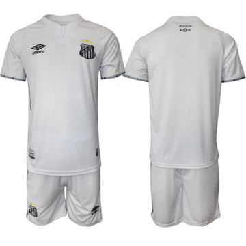 Custom Santos FC white Home jersey