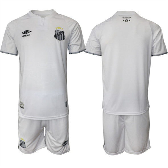 Custom Santos FC white Home jersey