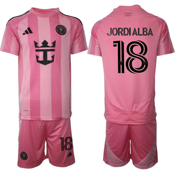 Jordi Alba Inter Miami CF pink Home jersey