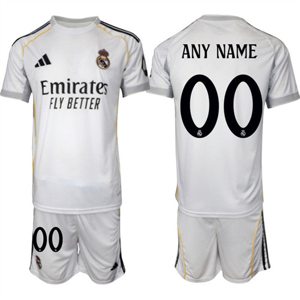 Custom Real Madrid white Home jersey