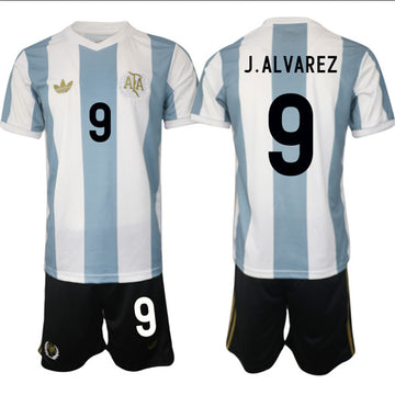 Julian Alvarez Argentina National Team white-blue Home jersey