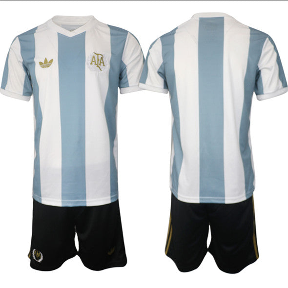 Custom Argentina National Team white-blue Home jersey