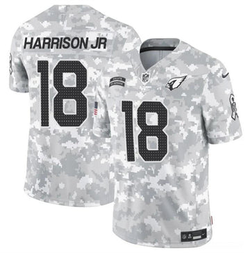Marvin Harrison Jr Arizona Cardinals camo Salute To Service jersey