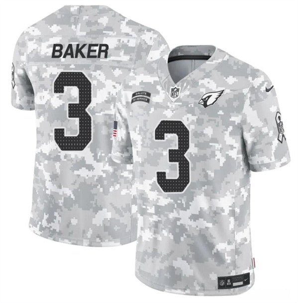 Budda Baker Arizona Cardinals camo Salute To Service jersey