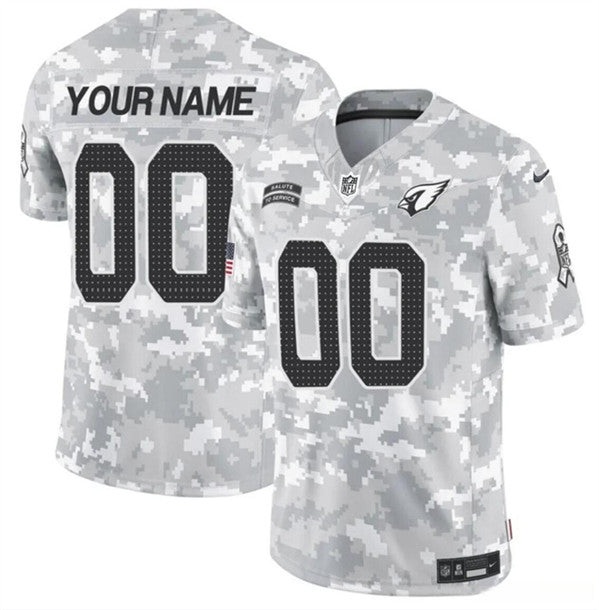 Custom Arizona Cardinals camo Salute To Service jersey