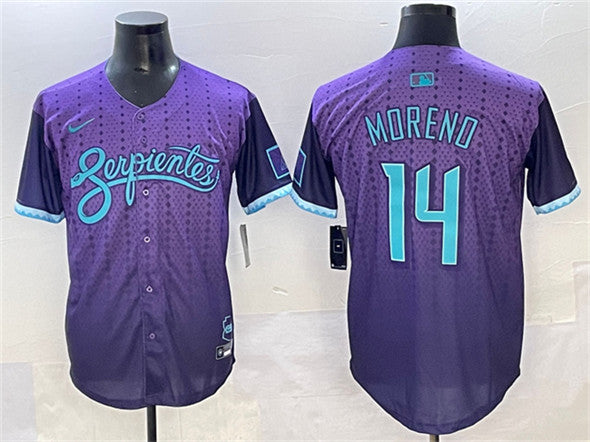 Gabriel Moreno Arizona Diamondbacks purple City Connect jersey