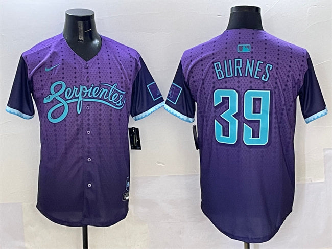 Corbin Burnes Arizona Diamondbacks purple City Connect jersey