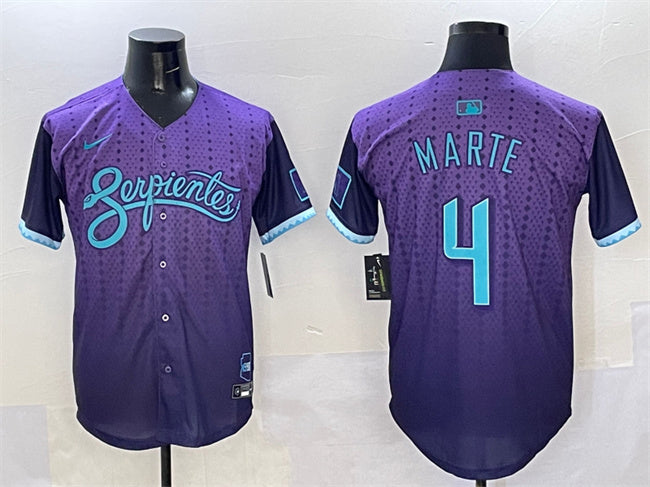 Ketel Marte Arizona Diamondbacks purple City Connect jersey