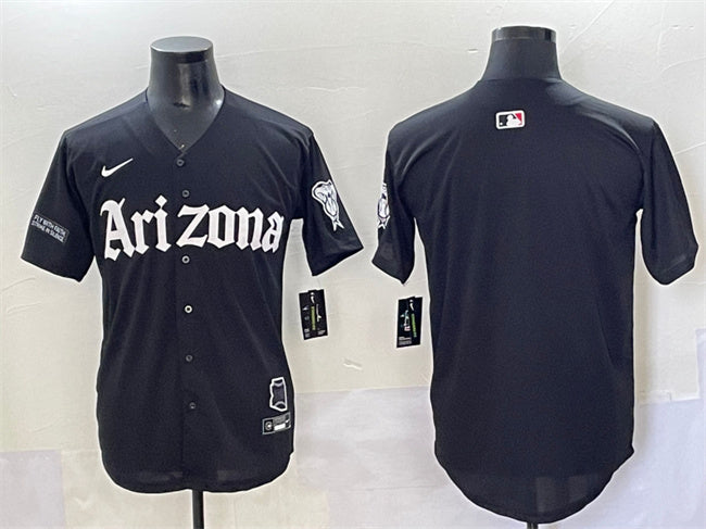 Custom Arizona Diamondbacks black jersey