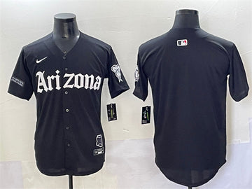 Custom Arizona Diamondbacks black jersey