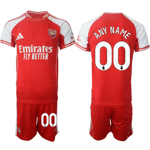 Custom Arsenal red Home jersey