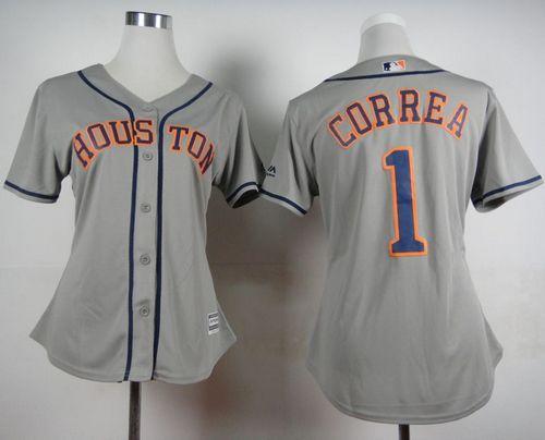 Carlos Correa Houston Astros grey Road jersey