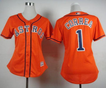 Carlos Correa Houston Astros orange Alternate jersey