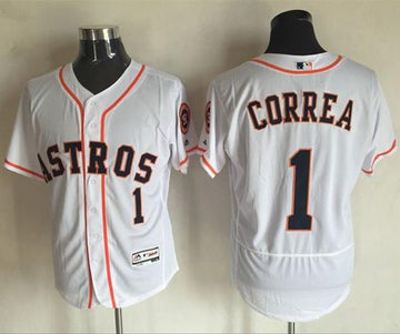 Carlos Correa Houston Astros white Authentic jersey