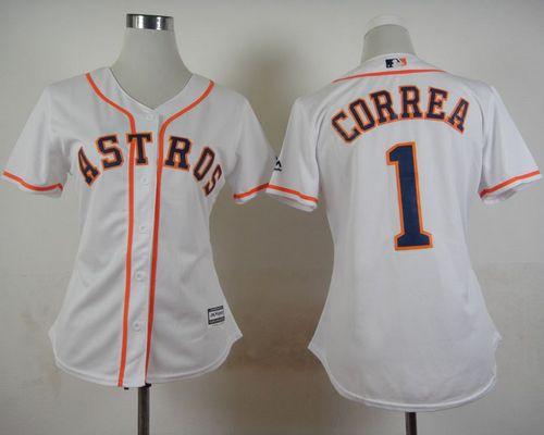 Carlos Correa Houston Astros white Home jersey