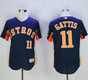 Evan Gattis Houston Astros navy Authentic jersey
