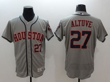 Jose Altuve Houston Astros grey Authentic jersey