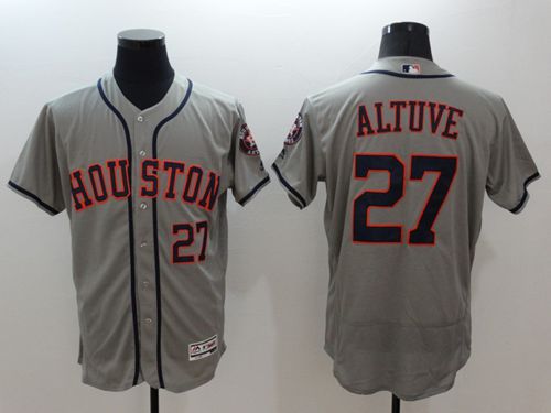 Jose Altuve Houston Astros grey Authentic jersey