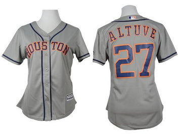 Jose Altuve Houston Astros grey Road jersey