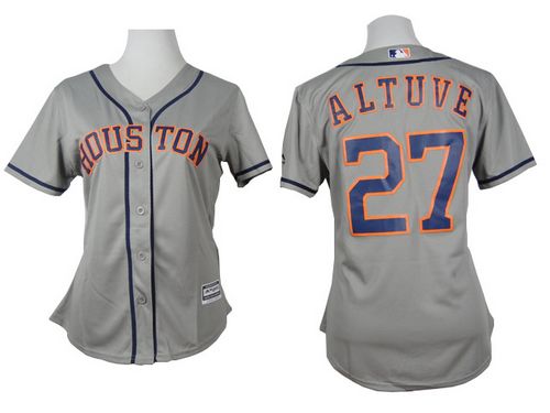 Jose Altuve Houston Astros grey Road jersey