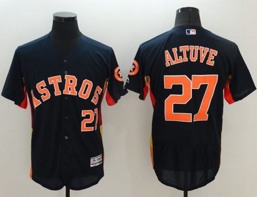 Jose Altuve Houston Astros navy Authentic jersey