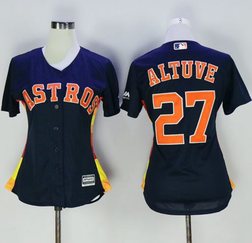 Jose Altuve Houston Astros navy Alternate jersey