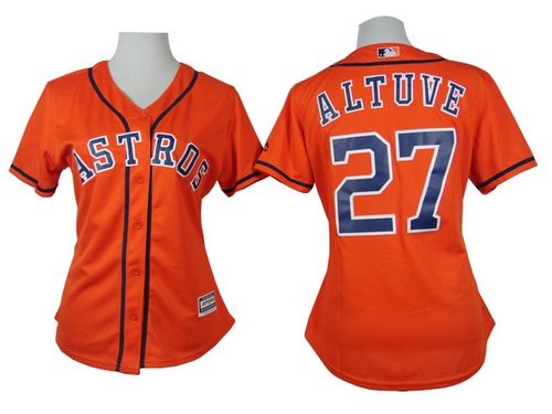 Jose Altuve Houston Astros orange Alternate jersey