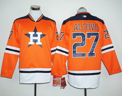 Jose Altuve Houston Astros orange jersey