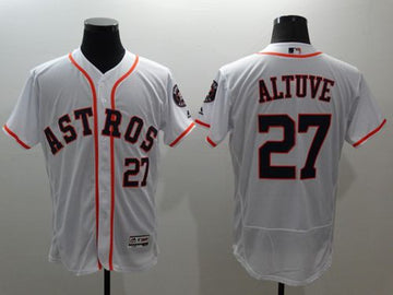 Jose Altuve Houston Astros white Authentic jersey