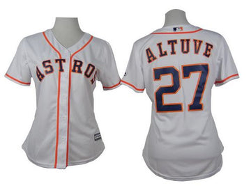Jose Altuve Houston Astros white Home jersey