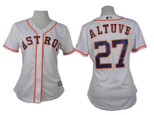 Jose Altuve Houston Astros white Home jersey
