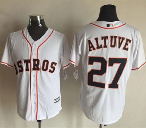 Jose Altuve Houston Astros white jersey