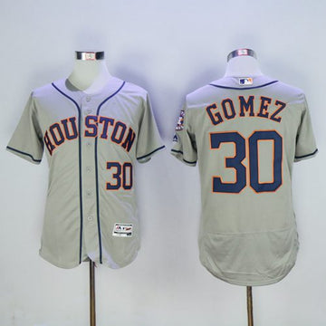 Carlos Gomez Houston Astros grey Authentic jersey