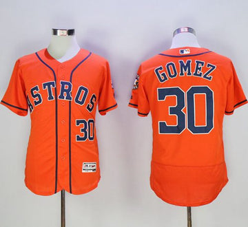 Carlos Gomez Houston Astros orange Authentic jersey